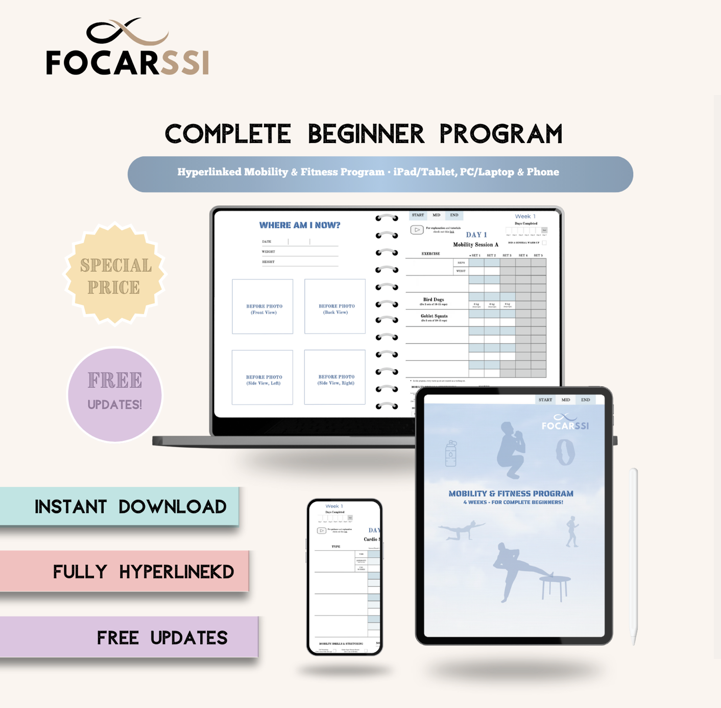 Focarssi™ Complete Beginner Program